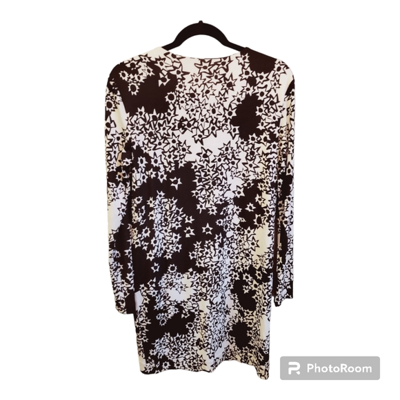 NWOT Designer Diane Von Furstenberg 100% Silk "Nana" Star Meadow Tunic Dress. - Picture 6 of 12
